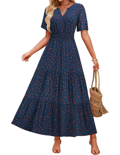 Robe maxi fleurie Amélie Morin Confort d'été