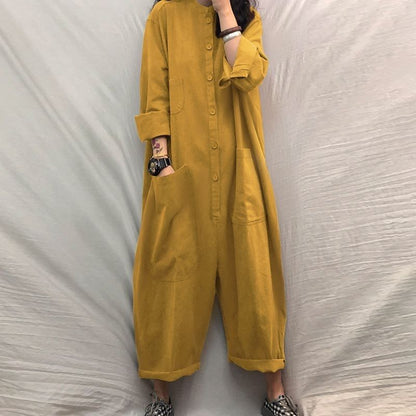 Relaxed Multi Pocket Jumpsuit by Elizabeth Ainsley