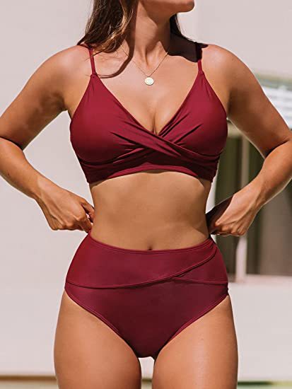 Ensemble bikini chic à nœud par Amélie Morin