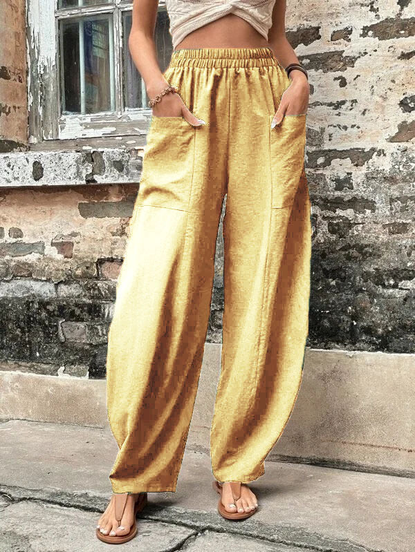 Pantalon harem Amelie Morin coupe décontractée avec poches