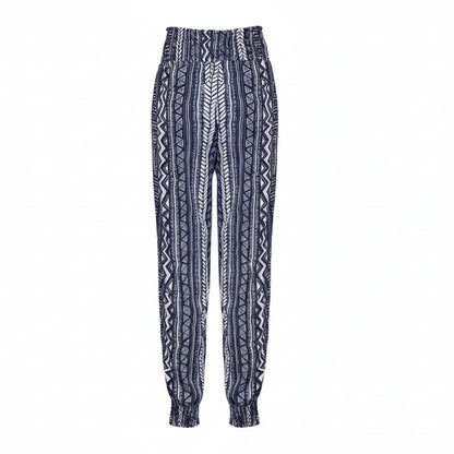 Pantalon imprimé taille haute bohème par Amélie Morin