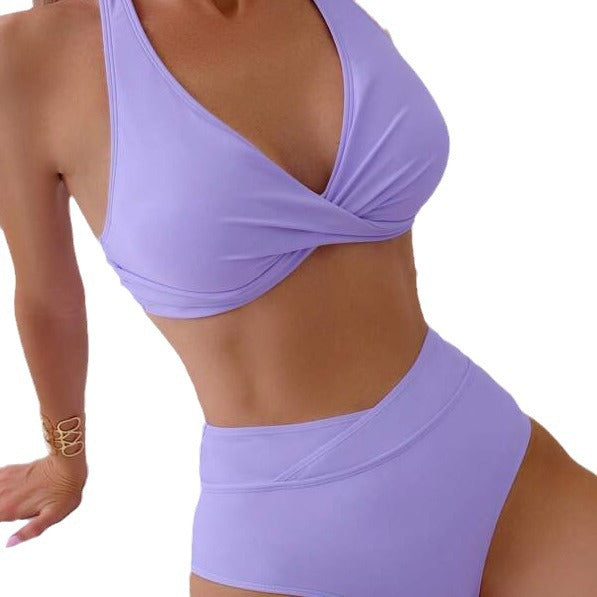 Bikini taille haute chic par Amélie Morin