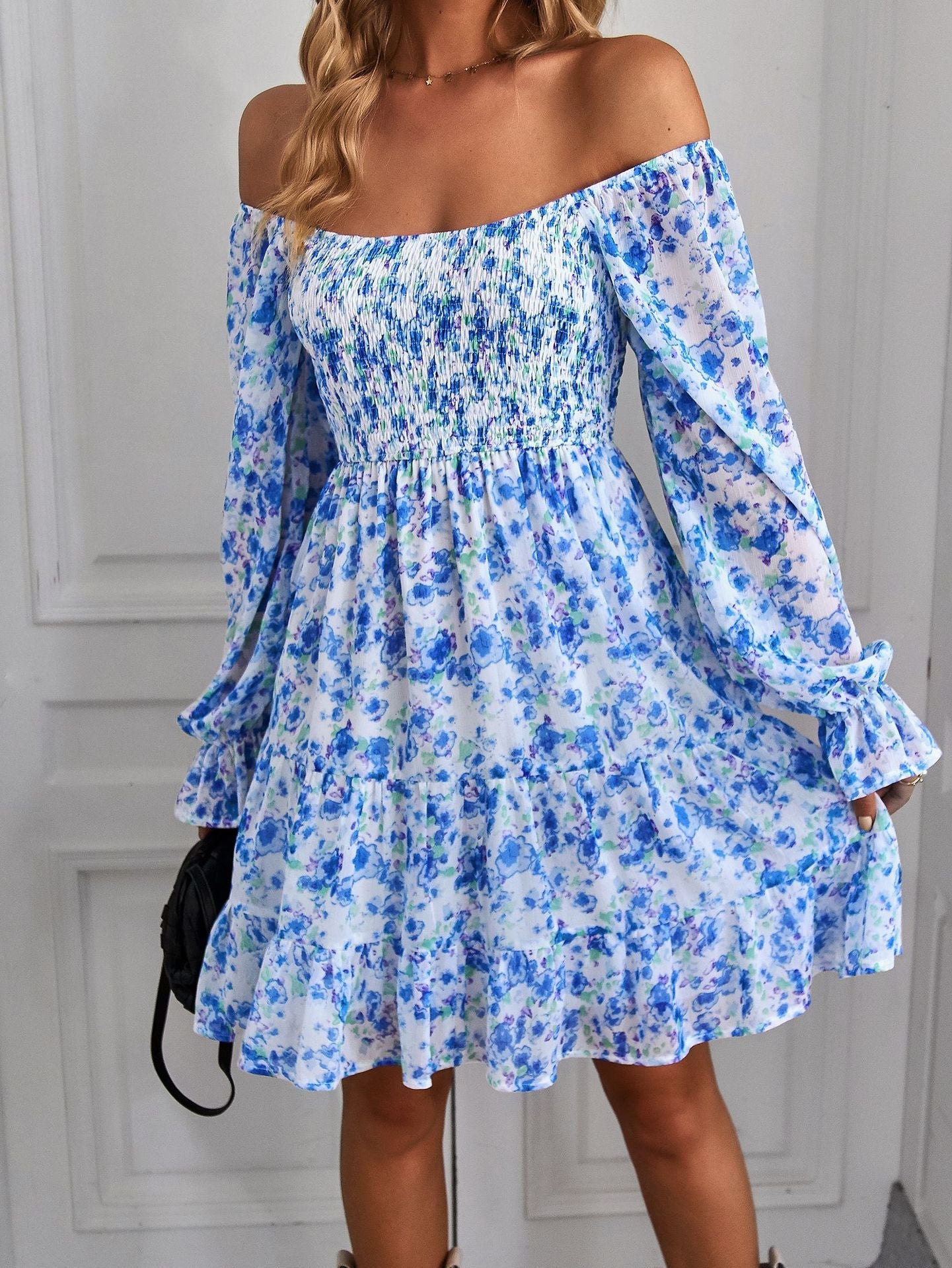 Robe bohème à imprimé floral Amélie Morin