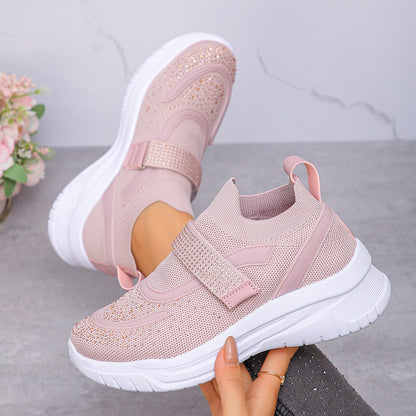 Baskets compensées tendance Amélie Morin pour femmes
