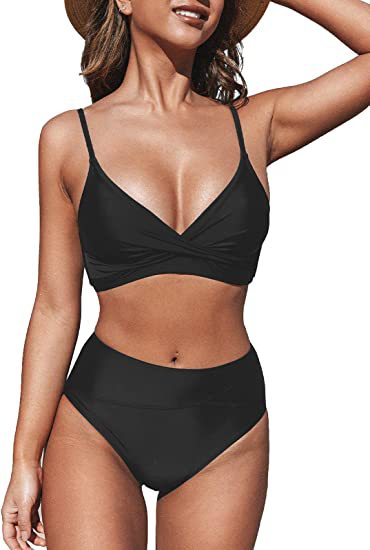 Ensemble bikini chic à nœud par Amélie Morin