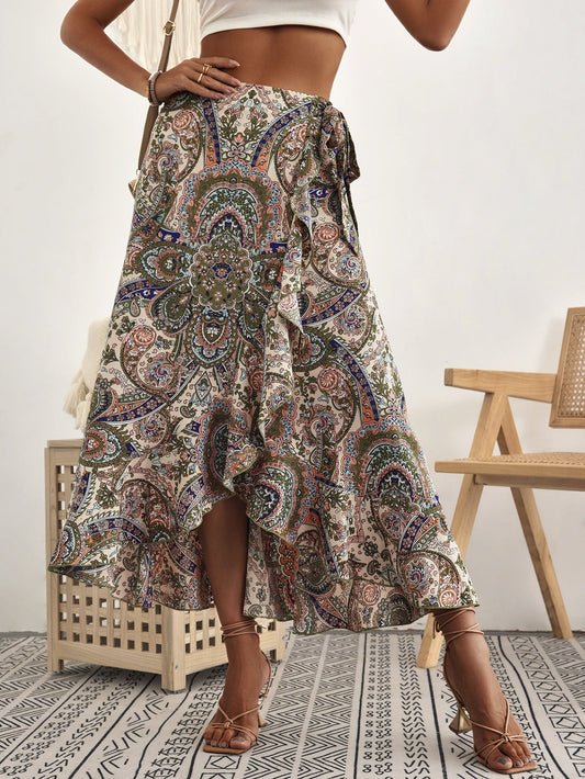 Jupe bohème à volants Amelie Morin inspirée de Pinterest