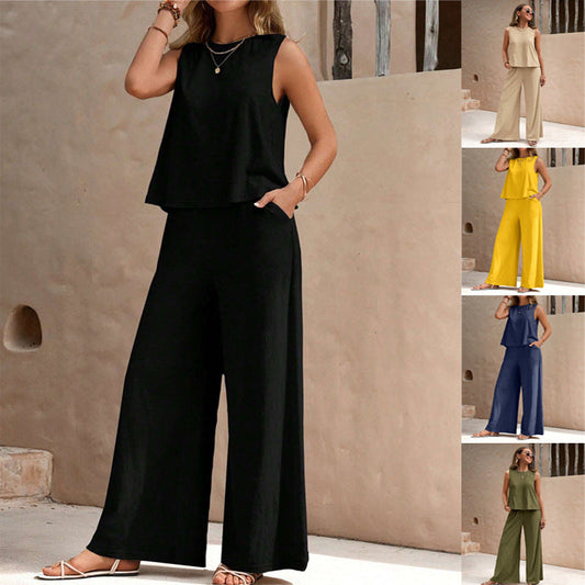 Elegant Loose Cotton Set by Elizabeth Ainsley
