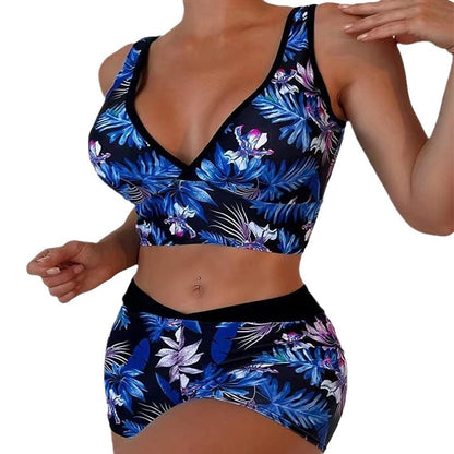 Bikini boxer imprimé aux couleurs vives par Amélie Morin