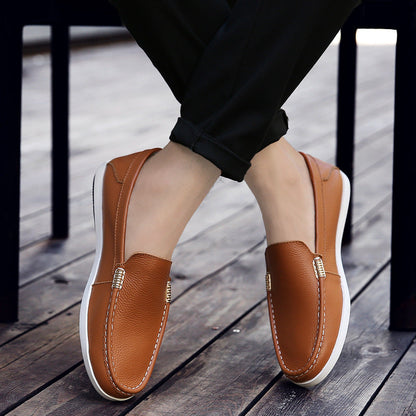 Mocassins en cuir respirant pour hommes Amélie Morin