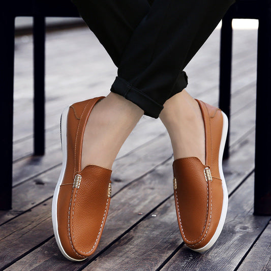 Mocassins en cuir respirant pour hommes Amélie Morin