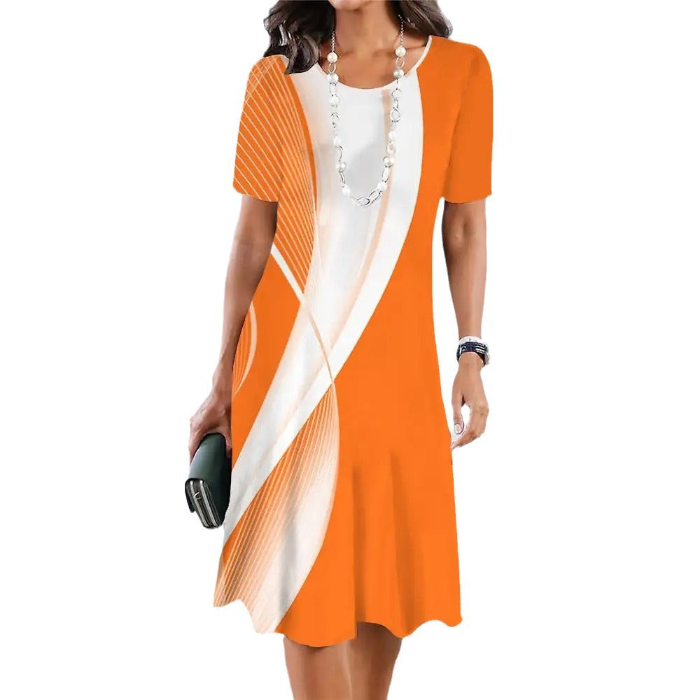 Robe d'été chic grande taille signée Amélie Morin