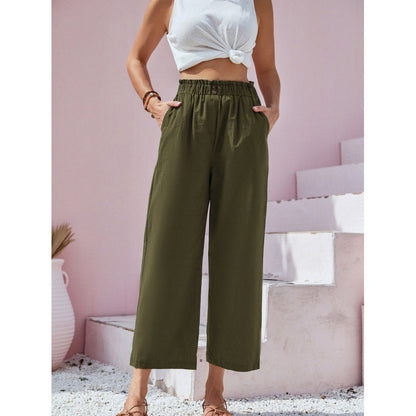 Pantalon taille haute Amelie Morin inspiré de Pinterest