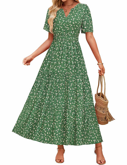 Robe maxi fleurie Amélie Morin Confort d'été