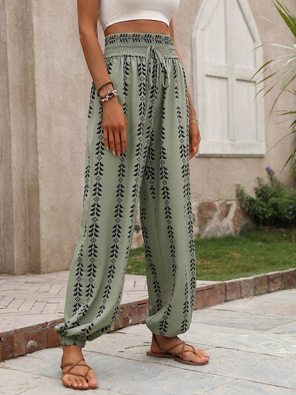 Pantalon large bohème par Amélie Morin