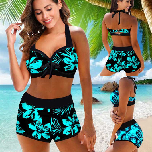Floral High Waist Bikini by Elizabeth Ainsley