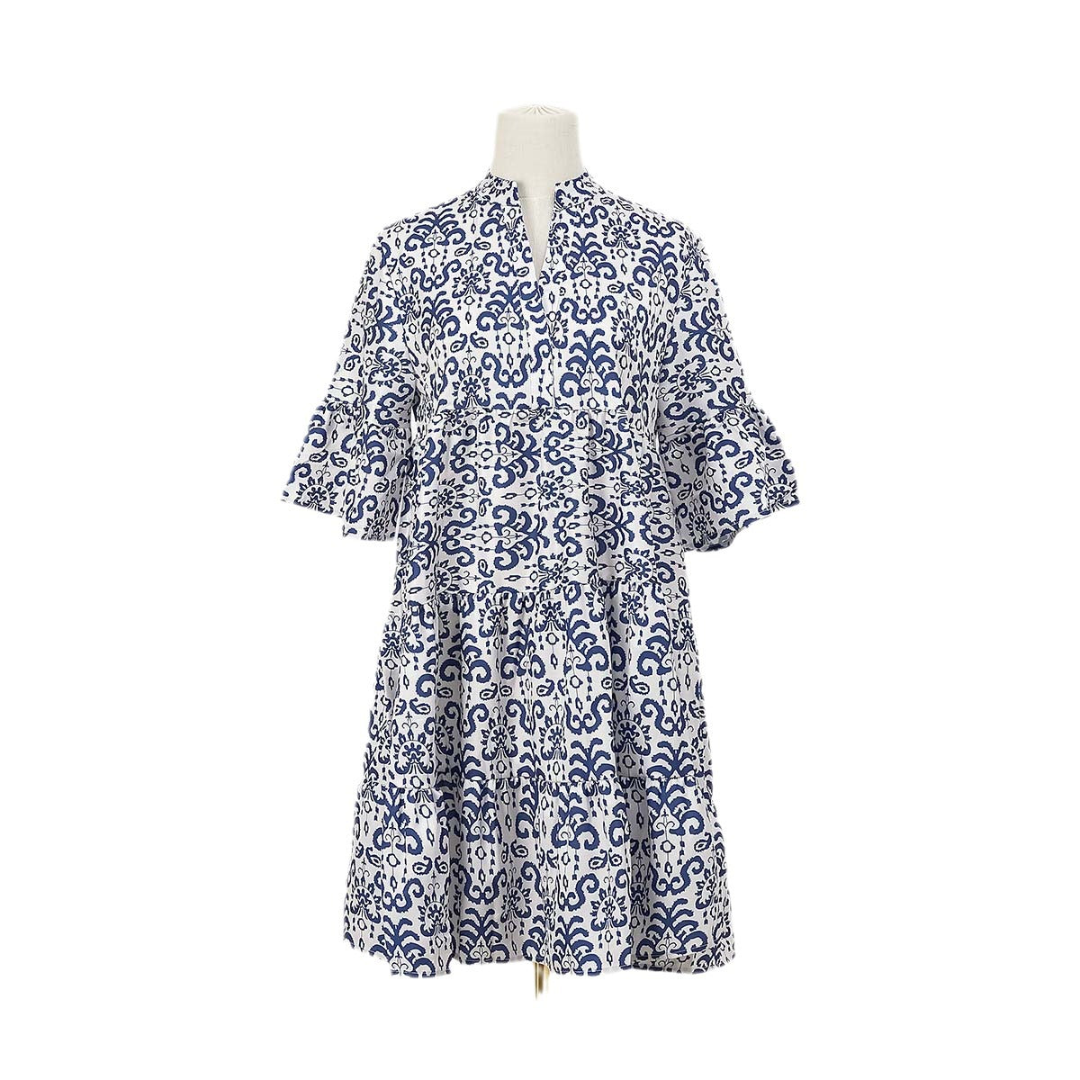 Robe d'été bohème à col en V signée Amélie Morin